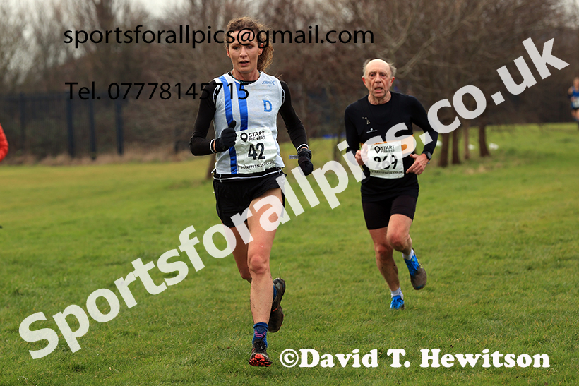 Womens 35s and over and Mens 65 and Over, 2025 NEMAA Cross Country Champs., Acklam, Middlesbrough. Photo: David T. Hewitson/Sports for All Pics